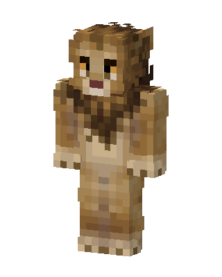 Brown Animal Minecraft cute skin