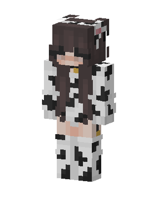 White Animal Girl skin, 3D preview
