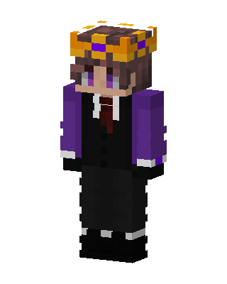 Royal Purple Suit skin, 3D preview