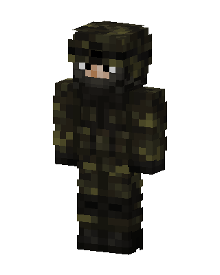 Woodland Camo Soldier Minecraft skin