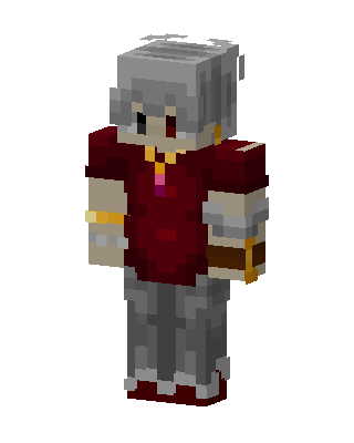 Crimson Knight skin, 3D preview