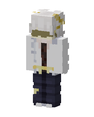 White Haired Scholar skin, 3D preview
