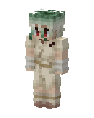 Petrified Senku skin, 3D preview