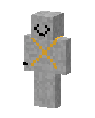 Stone Smiley skin, 3D preview