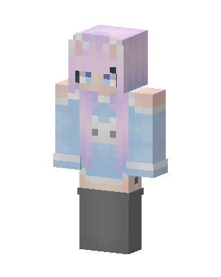 Pastel Bunny Maid Minecraft skin