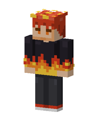 Black Firefighter Boy skin, 3D preview
