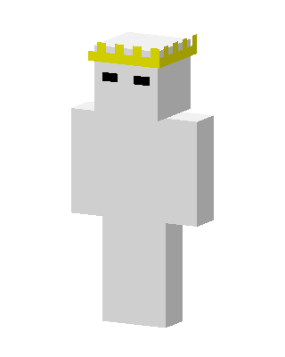 White Crowned Ghost skin, 3D preview