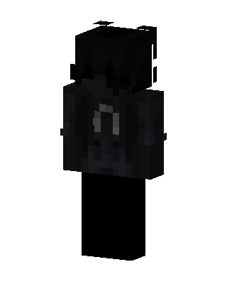 Black Villain Boy Minecraft goth skin
