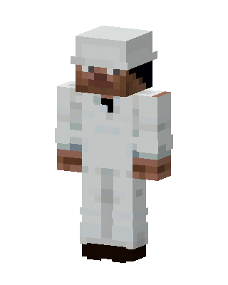 White Suit Chef Minecraft skin