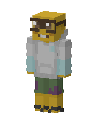 Professor Frink skin, 3D preview