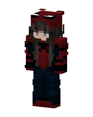 Spider Hoodie Girl Minecraft skin