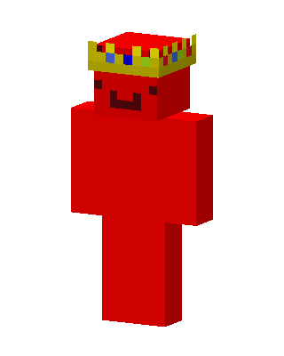 Red Crowned Blob skin, 3D preview