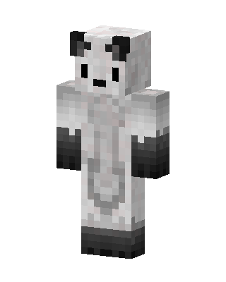 Panda Onesie Minecraft skin