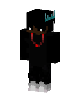 Black Villain Boy skin, 3D preview