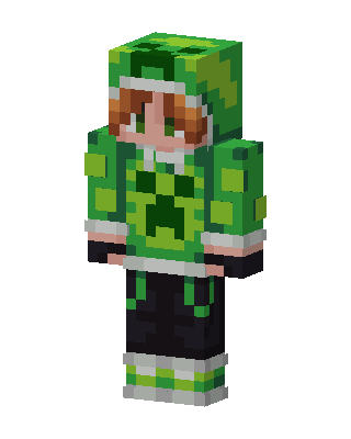 Creeper Hoodie Minecraft skin