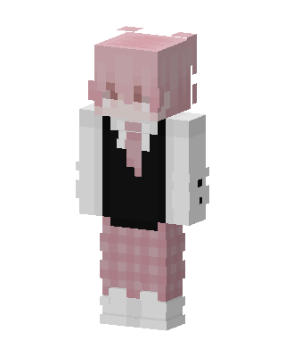Pink Plaid Boy skin, 3D preview