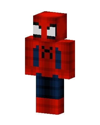 Spider-Man skin, 3D preview
