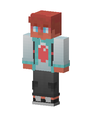 White Player Boy skin, 3D preview