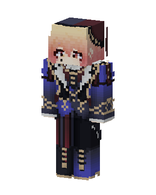 Blue King Minecraft skin