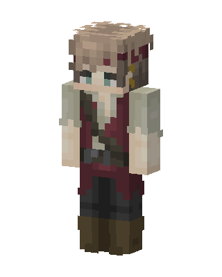 Pirate Deckhand skin, 3D preview