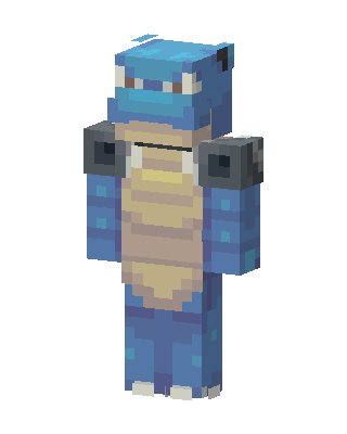 Blastoise Minecraft skin