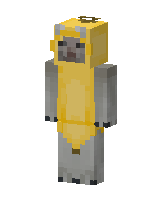 Banana Monkey skin, 3D preview