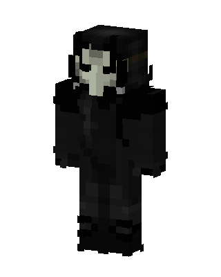 Black Villain Boy skin, 3D preview