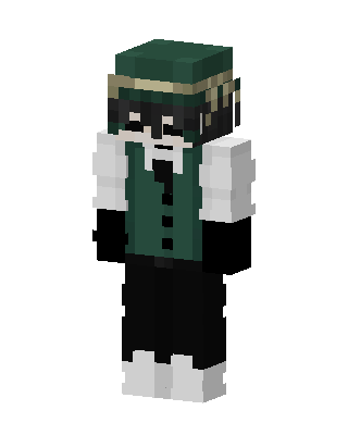 Green Bucket Hat skin, 3D preview