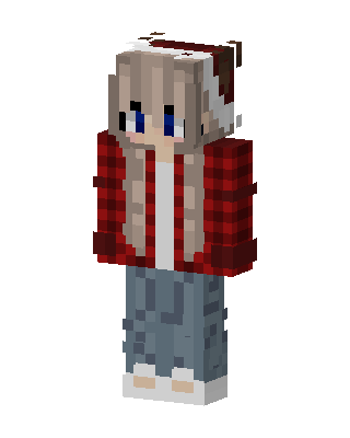 Flannel Cutie skin, 3D preview