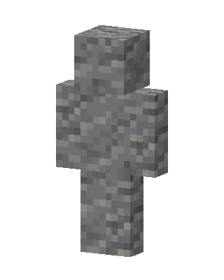 Stone Golem skin, 3D preview