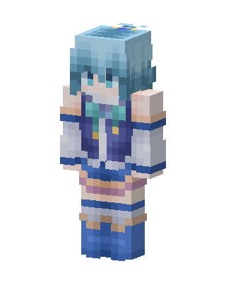 Hoshimachi Suisei skin, 3D preview
