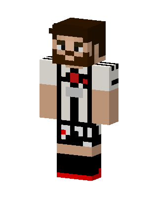 Bearded Gamer skin, 3D preview