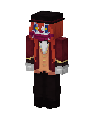 Circus Clown skin, 3D preview