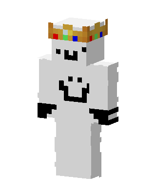 White Royal skin, 3D preview