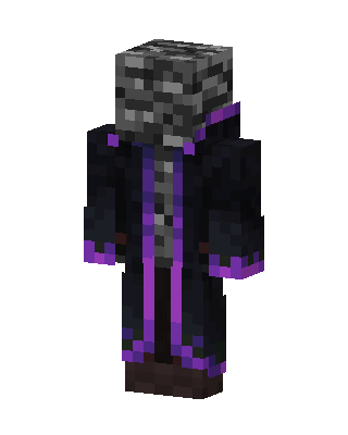 Bedrock Mage skin, 3D preview