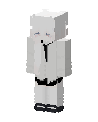 White Student Minecraft white skin