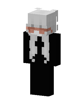Black Goth Minecraft Christmas skin