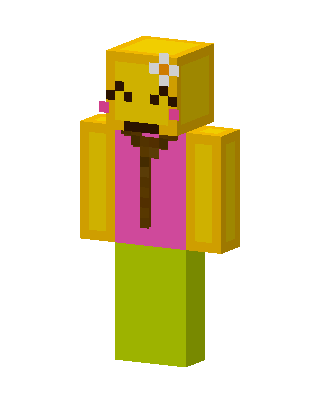 Daisy Emoji skin, 3D preview