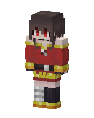 Megumin skin, 3D preview