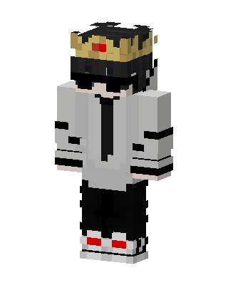 Crowned Shades Boy skin, 3D preview