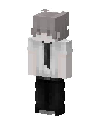 Monochrome Student skin, 3D preview