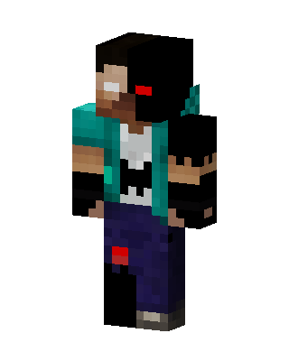 Cyborg Steve Minecraft skin