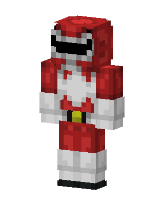 Red Ranger Minecraft skin