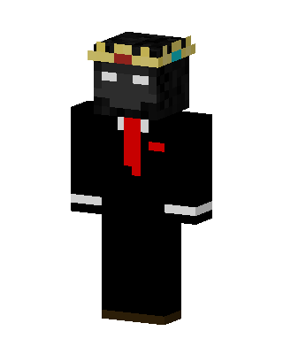 Enderman King skin, 3D preview