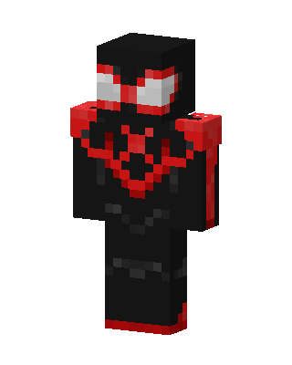 Miles Morales skin, 3D preview