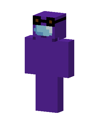 Purple Rainbow Friend Minecraft skin
