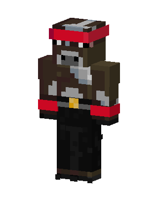 Headband Gorilla Minecraft skin