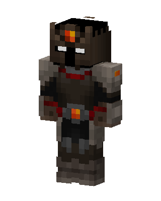 Brown Knight Boy skin, 3D preview