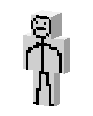 Stick Figure Minecraft skin