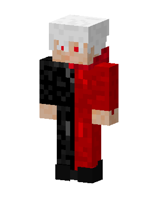 Crimson Duality Minecraft skin